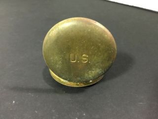 Vintage US Navy Brass Compass 3