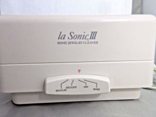 Vintage Connoisseurs La Sonic Iii Electric Jewelry Cleaning Machine Beige Usa
