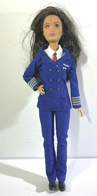 Barbie Careers Pilot Doll You Can Be Anything Brunette Box