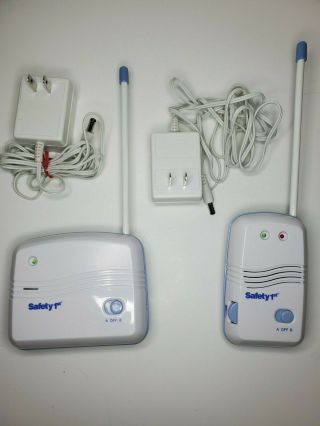 Vintage Safety 1st Baby Monitor With 1 Receiver Pre - Wifi