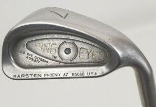 Ping Eye 2 Black Dot 7 Iron Steel Shaft 37 " Vintage