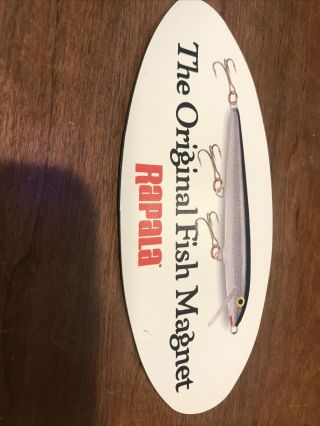 Vintage Rapala Fishing Tackle Magnet