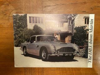 Vintage Aston Martin Db5 Sales Brochure - 1965