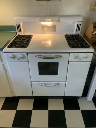 Vintage 1955 Tappan Visualite Gas Oven Stove - All Parts