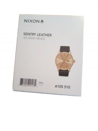 Nixon Sentry Leather (all Gold / Black)