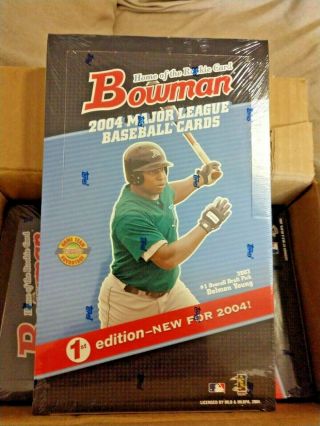 2004 Bowman 1st Edition Baseball Hobby Box