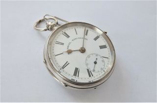 1902 SILVER CASED ENGLISH LEVER POCKET WATCH H SAMUEL MANCHESTER 2