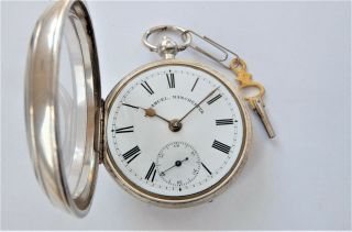 1902 SILVER CASED ENGLISH LEVER POCKET WATCH H SAMUEL MANCHESTER 4