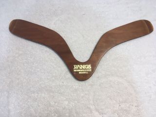 Rare Vintage Rangs SEAGULL Australian Hand Crafted Wooden Boomerang 3