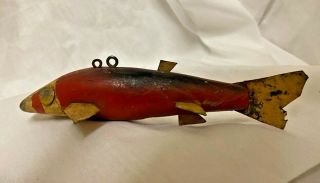Early Minnesota Folk Art Fish Decoy