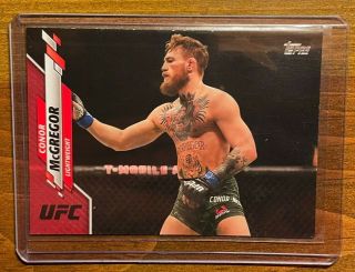 Conor Mcgregor 2020 Topps Ufc Ruby Red Parallel 8/8 Rare