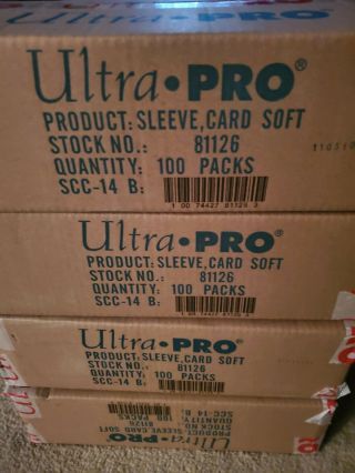 1 Case of Ultra Pro: Soft Sleeve - 100 count (81126) 3