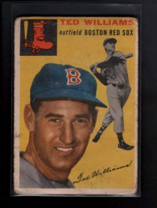 1954 Topps 250 Ted Williams Vg D7088