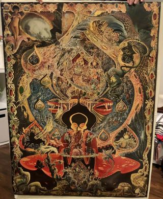 1973 Nike Hyde “urp” The Mind Of Man - Vintage Psychedlic Poster