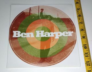 Ben Harper Live From Mars Sticker Vintage Store Promo 1990s