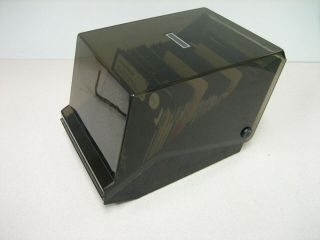 Vintage 5.  25 " Floppy Disk Storage Case Organizer - Dividers - Cd - Dvd