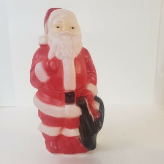 Vintage Empire Blow Mold Santa Claus 1968 13 " Tall Replacement Led Light Clip