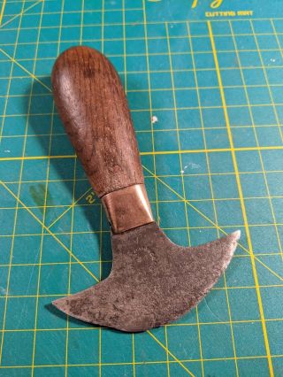Vintage Small Round Head Knife Leather Tool - C.  S.  Osborne (z)