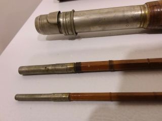 Vintage ABERCROMBIE & FITCH Yellowstone Special Bamboo Fly Rod 9 1/2 F.  E.  Thomas 5