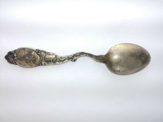 Outstanding Sterling Souvenir Spoon,  MIDWAY MILL,  MIZPAH MINE,  TONOPAH NEV. 3