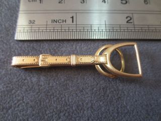 Vintage 14k Solid Yellow Gold Tie Clip Or Money Clip / 3.  83 Gram