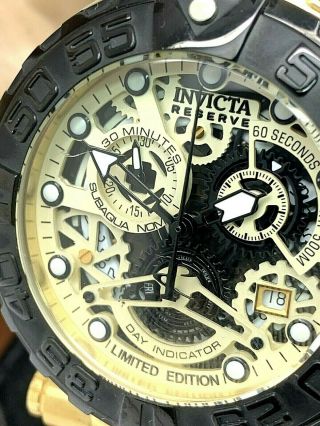 Invicta Men’s Watch 22515 Reserve Subaqua Noma I Swiss Chronograph Gold Tone