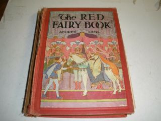 Vintage 1930 The Red Fairy Book Andrew Lang Illustrated Pub John C.  Winston