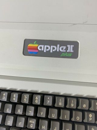 Vintage Antique Apple II Plus Computer Model A2S1048 And 3