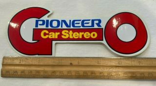 Pioneer Colorful Decal Sticker Pioneer Car Stereo Vintage 1970 