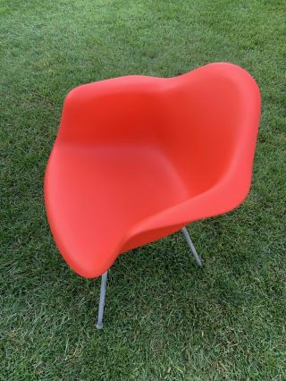 Herman Miller Charles Eames Plastic Arm Shell Chair Orange
