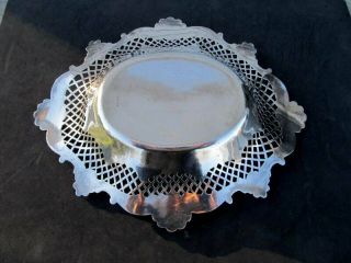 Antique Theodore Starr NY Pierced Sterling Silver Bon Bon Candy Dish 250.  5 grams 4