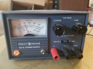 Vintage Hp Hewlett Packard Power Supply Model 6217a Old Ham Radio