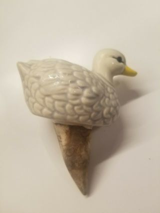 Vintage Ceramic Duck Plant Watering Spike 2