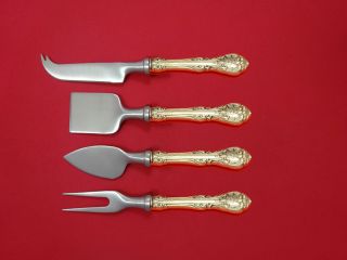 King Edward By Gorham Sterling Silver Cheese Serving Set 4 Piece Hhws Custom