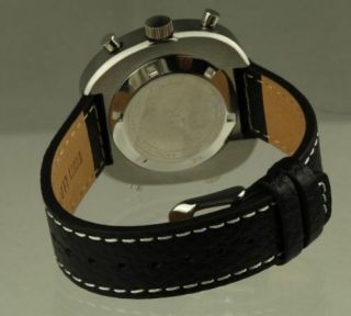SORNA automatic watch black version leather strap NOS - Style unworn 2