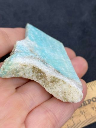 Cut Slab of Blue Unknown Stone - 36.  7 Grams - Vintage Estate Find 2