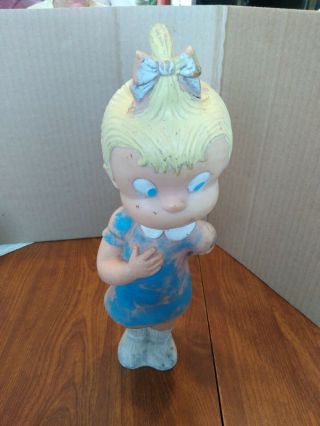 Vintage Harvey Comics Little Audrey Doll Vinyl Toy Figure