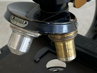 Antique Bausch & Lomb Brass Optical Monocular Microscope (1927) 6