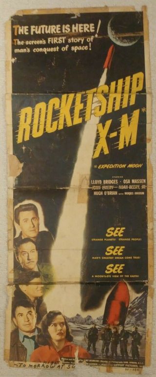 Rocketship X - M Vintage Movie Poster