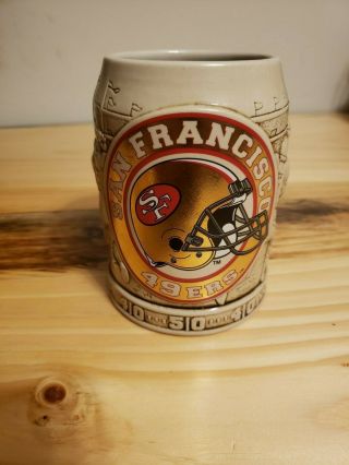 San Francisco 49ers Nfl Vintage Beer Mug Made In Brazil