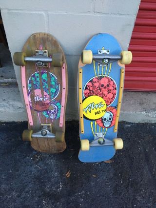 Vintage Alva Bill Danforth And Danforth Reissue Skateboards