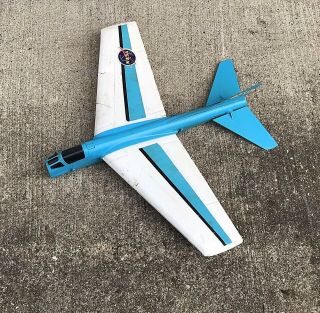 Vintage Cox Nasa Crusader Stunt Trainer Control Line Model Airplane