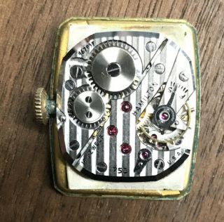 1952 Vintage HAMILTON 753,  19j,  10k Gold Filled,  GF Case Wrist Watch Running 3