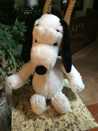 Vtg 1968 United Feature Syndicate Large 20 " Snoopy Dog Plush Charlie Brown