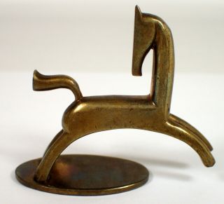 Antique Art Deco Signed Whw Austria Hagenauer Bronze Horse Sculpture Miniature