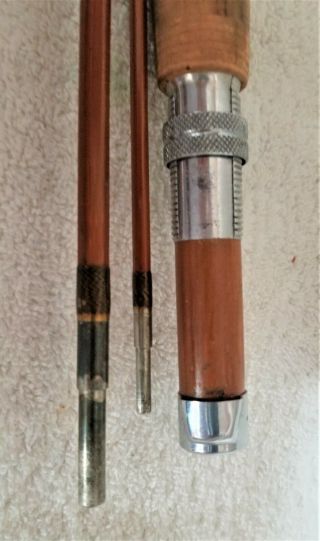 Signed Paul H.  Young FLY ROD Prosperity - 3 Sections - Top Needs Tip Guide 2