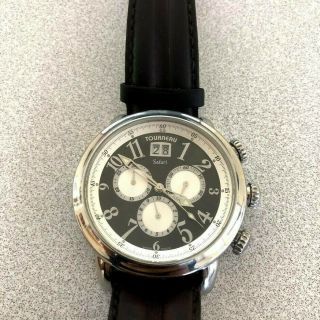 Tourneau Safari Big Date Chronograph Stainless Steel Watch S32040