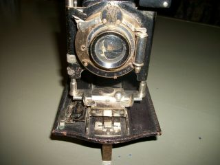 Vintage Kodak No.  3A Folding Pocket camera Model C /Shutter Works/Needs Cleaned 3