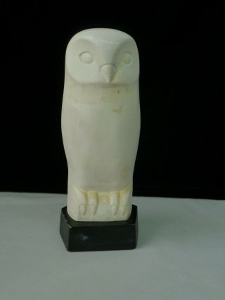 Vintage Mid Century Modern Orig 1960s C.  Hartwig Modernist Owl Sculpture Figure
