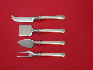 Chippendale By Towle Sterling Silver Cheese Serving Set 4 Piece Hhws Custom